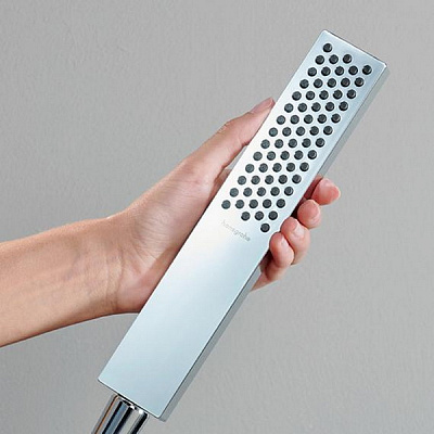 Ручной душ-палочка Hansgrohe Pulsify E Baton EcoSmart, хром, 24320000