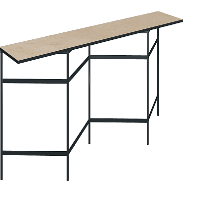 Книжный стеллаж со столешницей из керамогранита Italon Home TRINITY 150х30