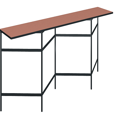 Книжный стеллаж со столешницей из керамогранита Italon Home TRINITY 150х30