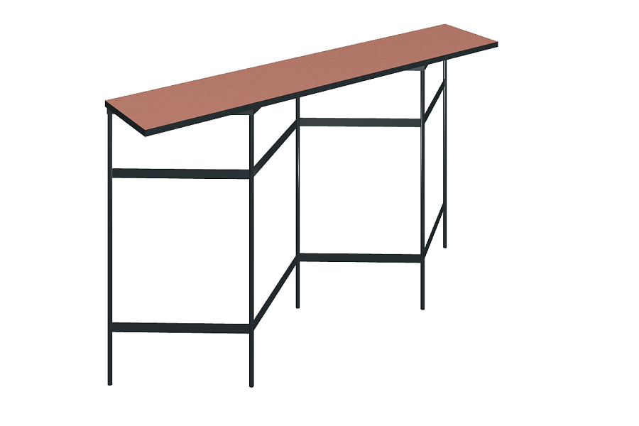 Книжный стеллаж со столешницей из керамогранита Italon Home TRINITY 150х30