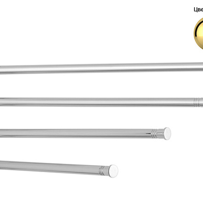 Держатель полотенец ВЕЕР-4 поворотный / L 425 (Держатель полотенец ВЕЕР-4 поворотный / L 425 / Золото), арт.03-3010-4425