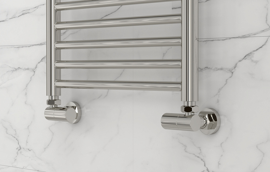 Вентиль 3D левый (цилиндр) G 1/2" НР х G 3/4" НГ (Без покрытия), арт.00-1402-1234