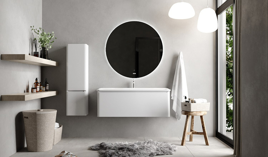 Пенал Raval Welto 120 подвесной белый