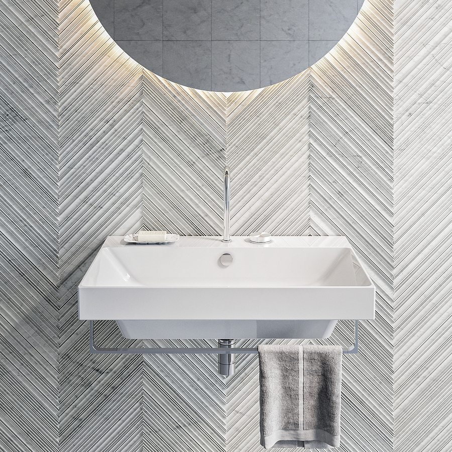 Раковина Catalano Zero 75x50, арт.0120750001, без отверстия под смеситель, белый глянцевый