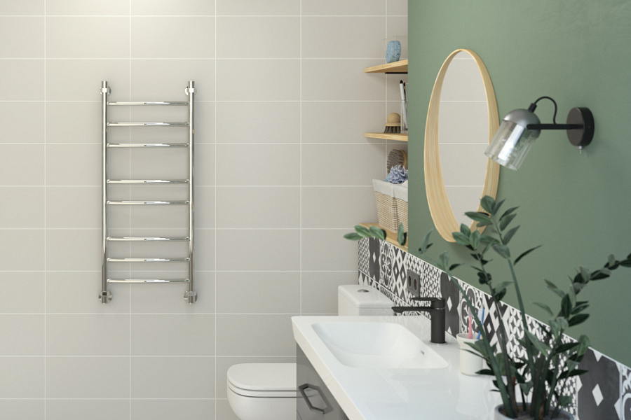 Водяной полотенцесушитель Стилье Аксиома-20 1000х400, Без покрытия, арт.00662-1040