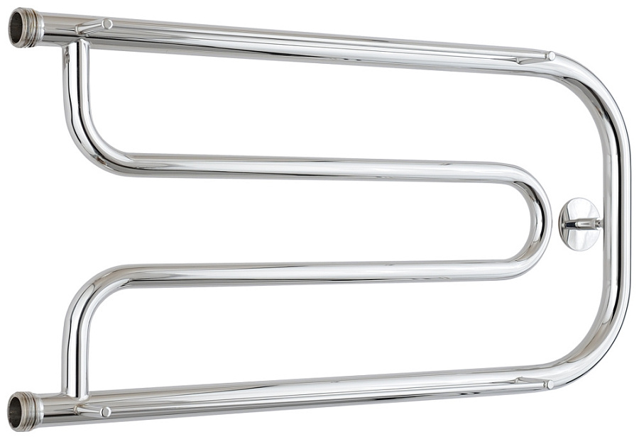 Водяной полотенцесушитель Стилье Дуэт 2 полки 320х650 резьба-сгон 1", Без покрытия, арт.00015-3265