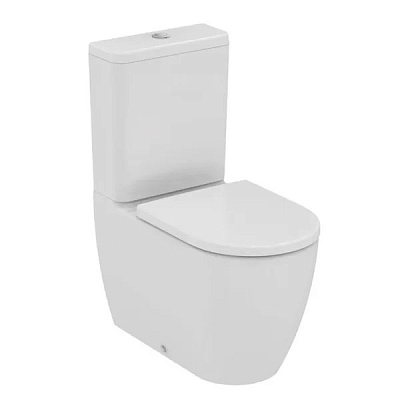 Унитаз пристенный Ideal Standard ELLISSE с бачком и сиденьем Soft-Close T569601 белый