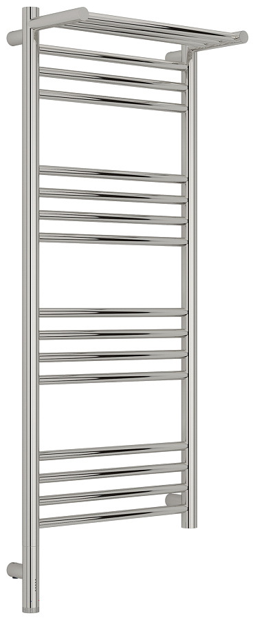 Электрический полотенцесушитель Сунержа Богема 3.1 с полкой 1000х400 МЭМ левый, Без покрытия, арт.00-6006-1040