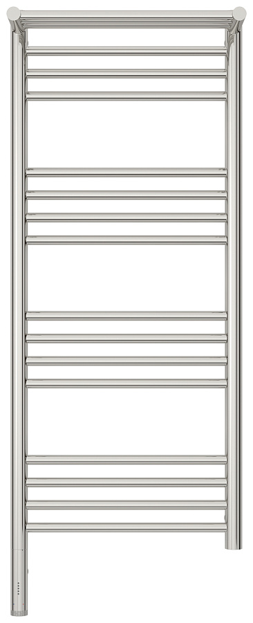 Электрический полотенцесушитель Сунержа Богема 3.1 с полкой 1000х400 МЭМ левый, Без покрытия, арт.00-6006-1040