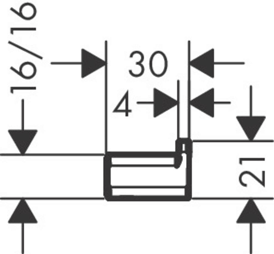 Hansgrohe AddStoris Крючок для полотенца хром 41742000
