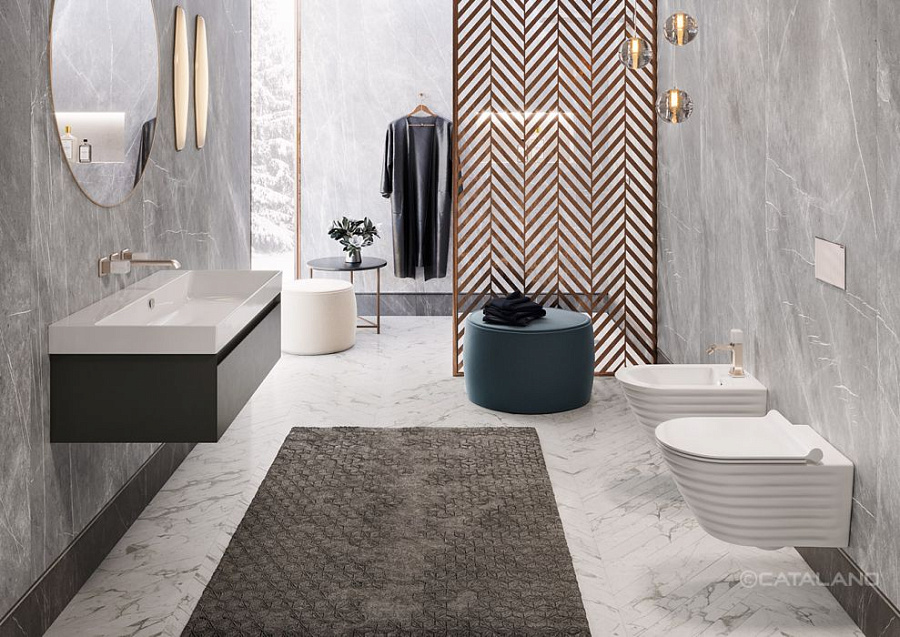 Раковина Catalano Zero 100x50, арт.0121000001, без отв. под смеситель, белый глянцевый