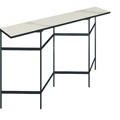 Книжный стеллаж со столешницей из керамогранита Italon Home TRINITY 150х30