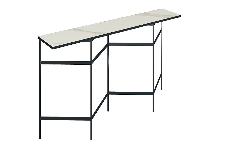 Книжный стеллаж со столешницей из керамогранита Italon Home TRINITY 150х30