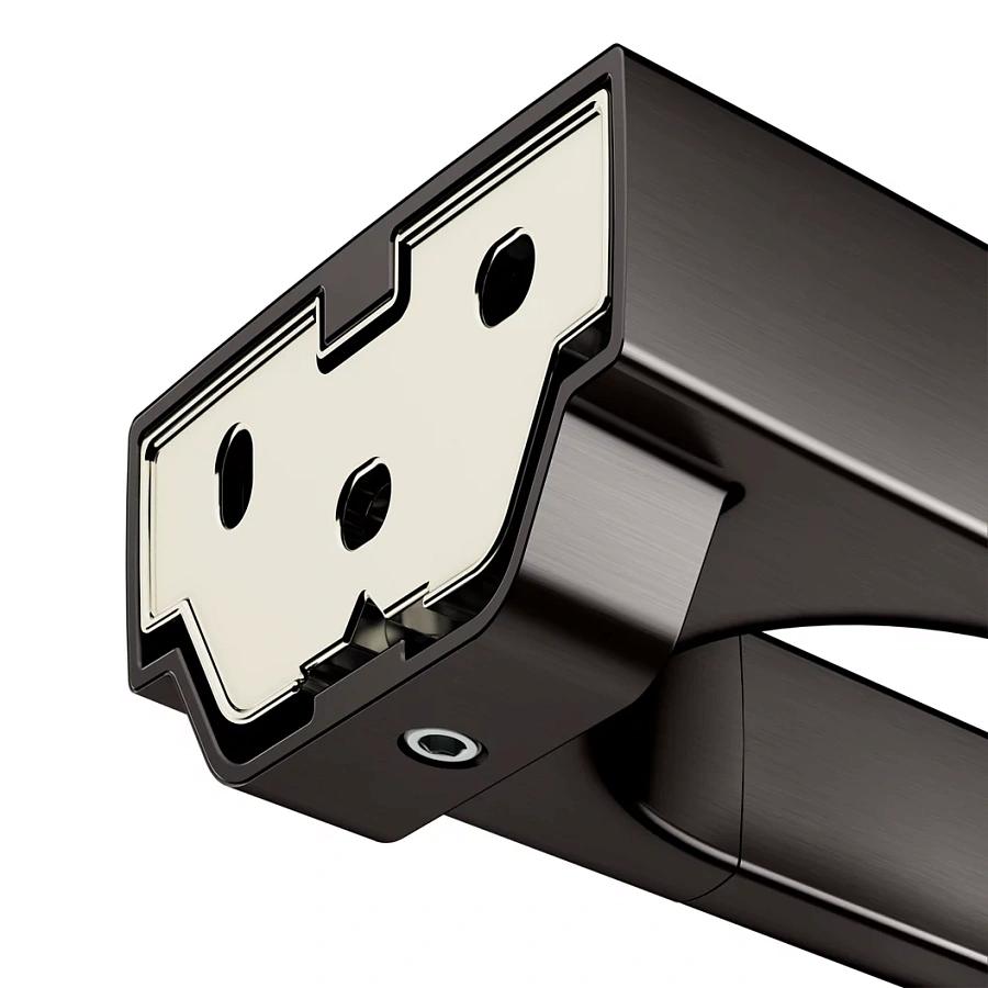 Полотенцедержатель 2-рычажный Keuco Moll 450 мм 12718350000 титан черный шлифованный