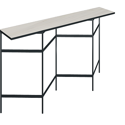 Книжный стеллаж со столешницей из керамогранита Italon Home TRINITY 150х30