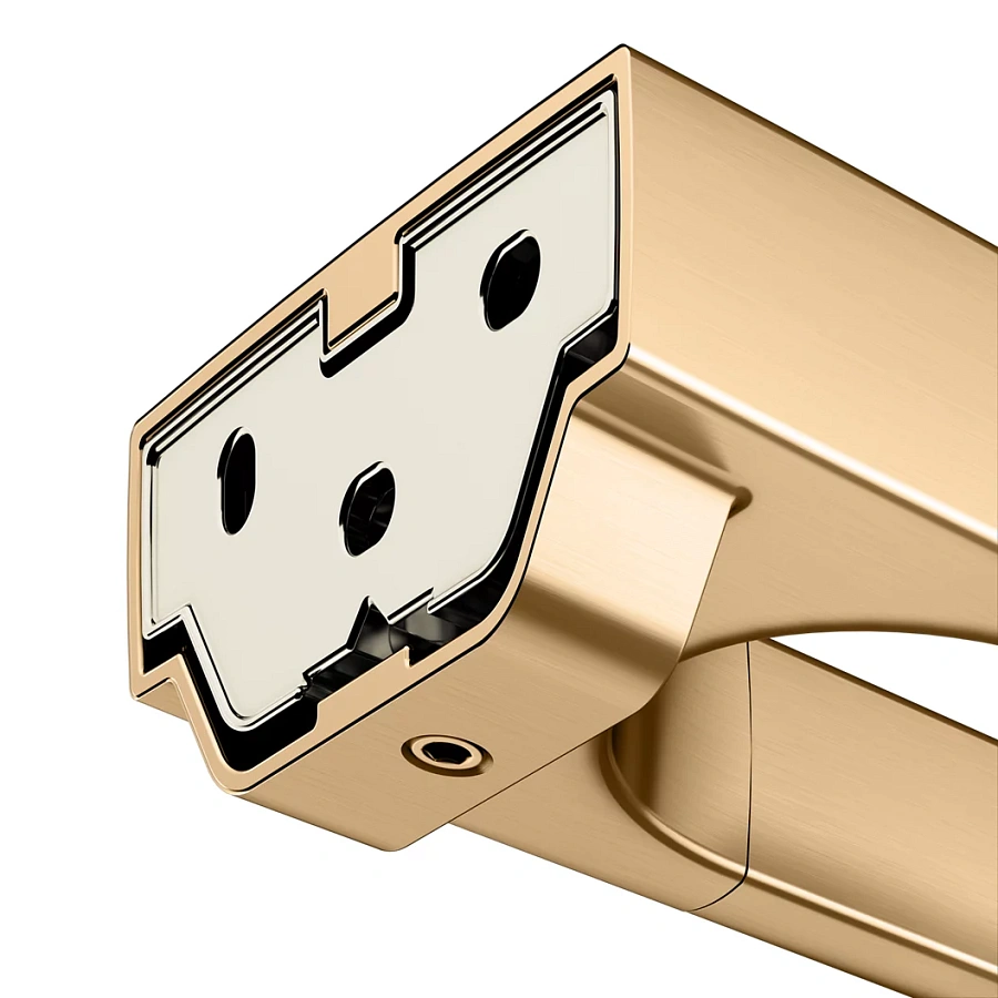 Полотенцедержатель 2-рычажный Keuco Moll 450 мм 12718250000 латунь шлифованная