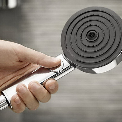 Ручной душ Hansgrohe Pulsify Select 105, 3jet, Activation, хром, 24100000