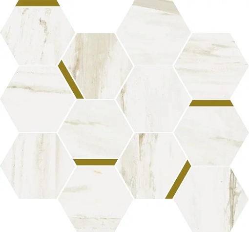 Мозаика Stellaris CARRARA IVORY MOSAICO CHIC 28.3*32.8