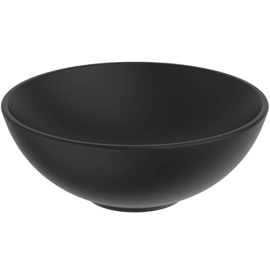 Раковина накладная Ideal Standard STRADA O круглый 41x41 см (черный матовый) K0795V3