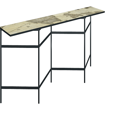 Книжный стеллаж со столешницей из керамогранита Italon Home TRINITY 150х30