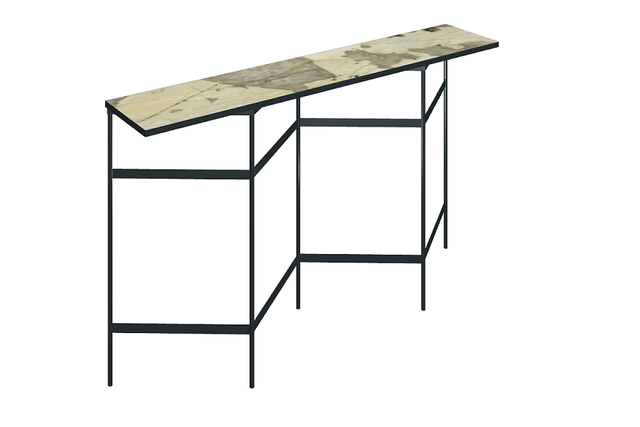 Книжный стеллаж со столешницей из керамогранита Italon Home TRINITY 150х30