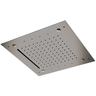 Верхний душ потолочный с подсветкой 43 см Remer SS357RS43NCW, хром