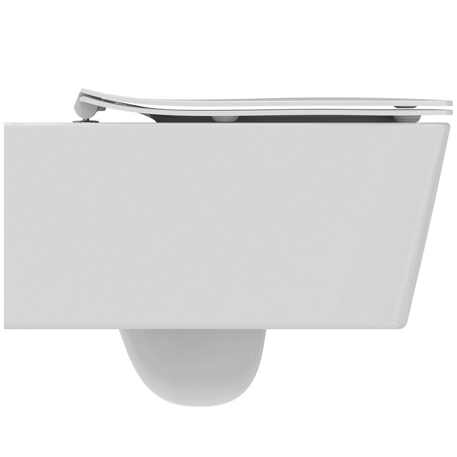 Унитаз подвесной Ideal Standard Blend Cube Aquablade с сиденьем T368601+T521101