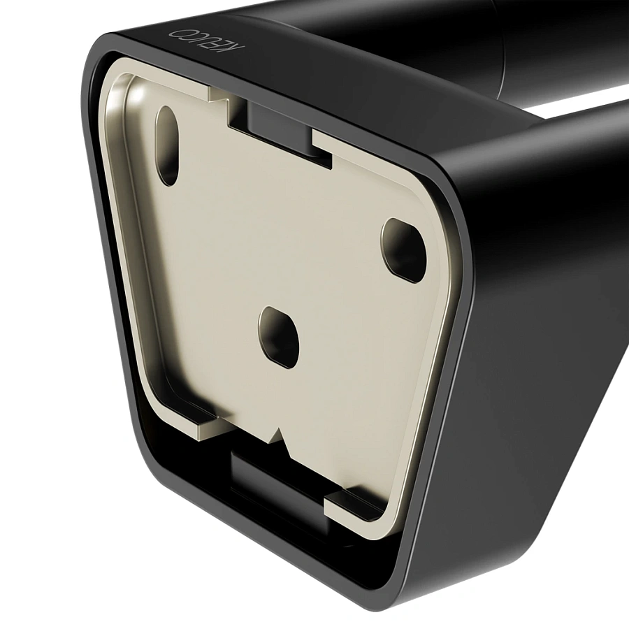 Полотенцедержатель 2-рычажный Keuco Reva 12818370000 черный матовый