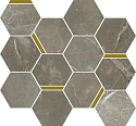 Мозаика Stellaris TUSCANIA GREY MOSAICO CHIC 28.3*32.8