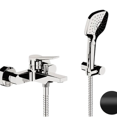 Смеситель для ванны Remer Slash SL02NO, черный матовый