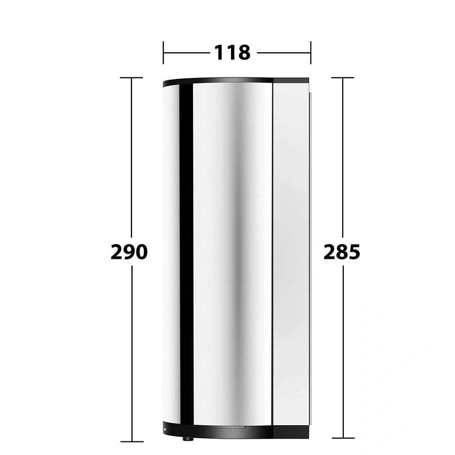 Сенсорный дозатор для жидкого мыла Keuco Plan 14986010037 хром / черный