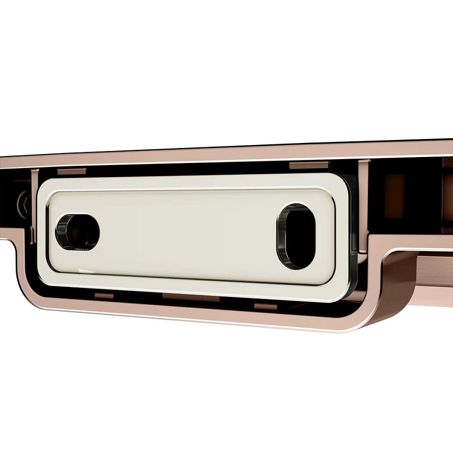 Держатель туалетной бумаги с крышкой Keuco Moll 12760290000 красное золото шлифованное