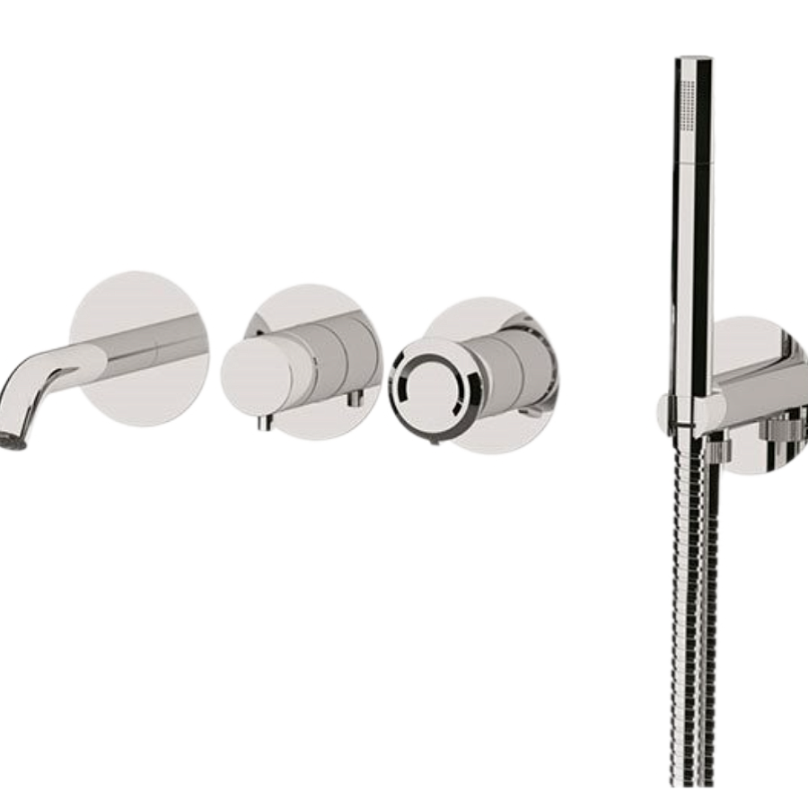 Смеситель для ванны Remer Element ET53D2P