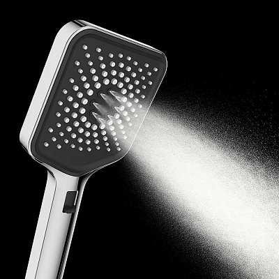 AQM8502CR Ручной душ 120мм, 3 режима, Хром