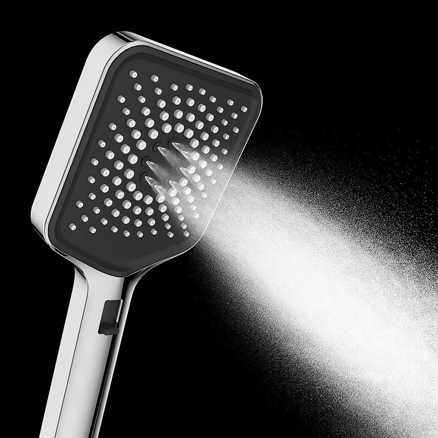 AQM8502CR Ручной душ 120мм, 3 режима, Хром