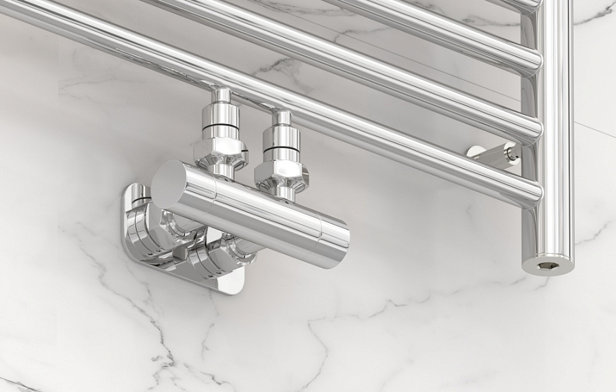 Вентиль 2х1/2" угловой скрытый-скрытый EU50 (Без покрытия), арт.00-1416-1234