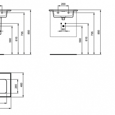 Раковина Ideal Standard Strada II Vanity 54 см, белый, T363201