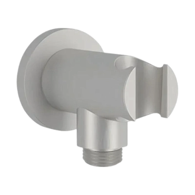 Держатель ручного душа с подключением шланга Remer INOX SS337M, нержавеющая сталь