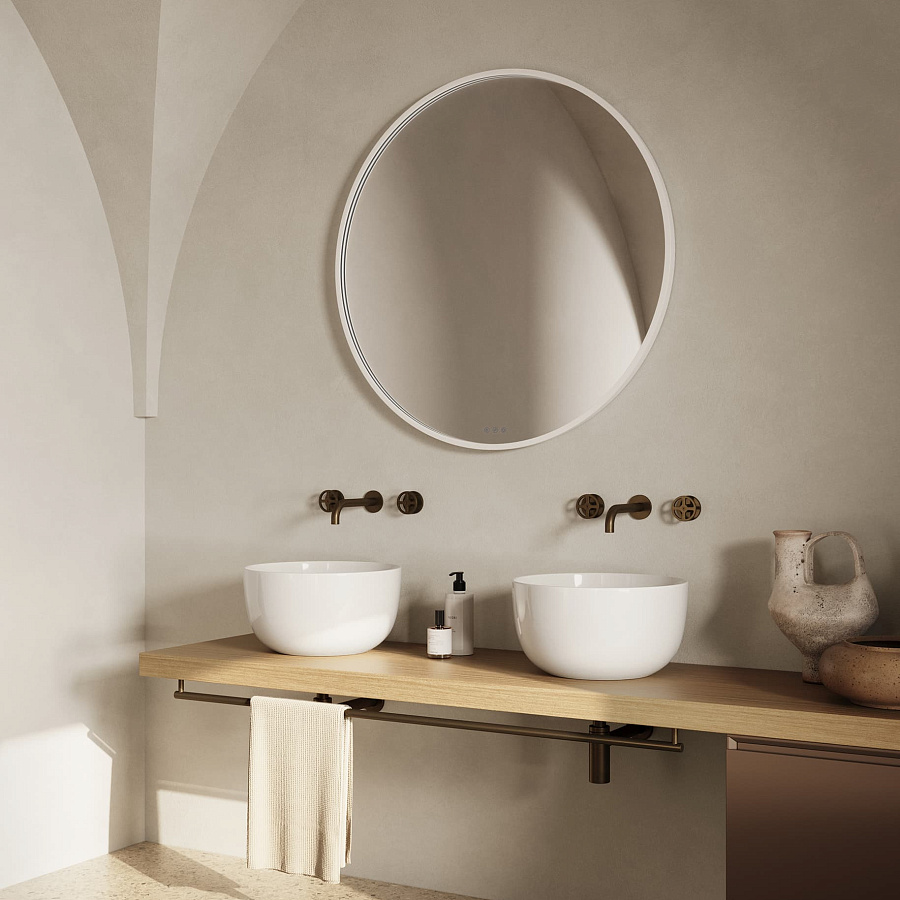 Накладная раковина Catalano Sfera 42х42 h22, арт.0523420001, белый глянцевый