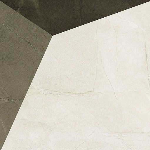 Керамогранит Coliseum FIAMMA WHITE INS.FRAME / ФИАММА УАЙТ 60 вставка фрейм