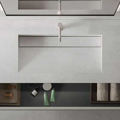 Раковина из керамогранита ITALON HOME Fly Air 70 Wood