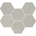 Мозаика  Continuum SILVER MOSAICO HEXAGON 25*29 Мозаика  Continuum SILVER MOSAICO HEXAGON 25*29