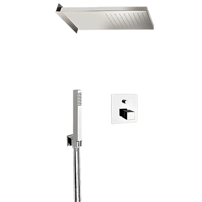 Душевая система термостатическая Remer Q-Elegance QT09S027SDQSS, хром