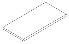 Бортик FOSSIL DESERT BOR.30X120 ROUND DX / ФОССИЛ ДЕЗЕРТ БОР.30X120 ЗАКРУГЛЁННЫЙ ПР