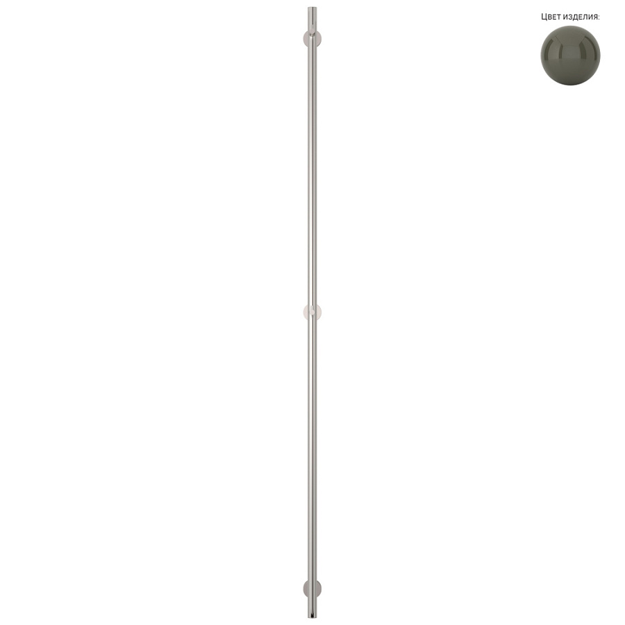 Электрический полотенцесушитель Сунержа Аскет 1650, RAL 7013 Коричнево-серый, арт.7013-0850-1650