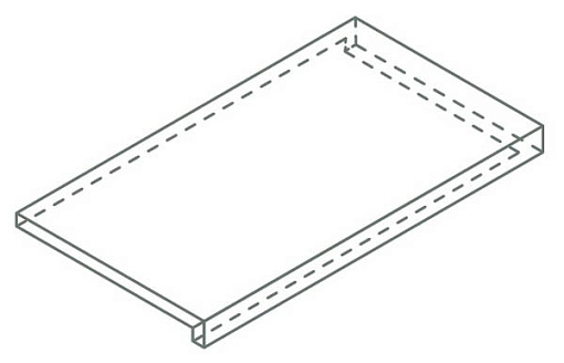 Ступень Italon COSMOS ROPE SCAL.33X120 ANG.DX / КОСМОС РОУП СТУП.33X120 УГЛ.ПР