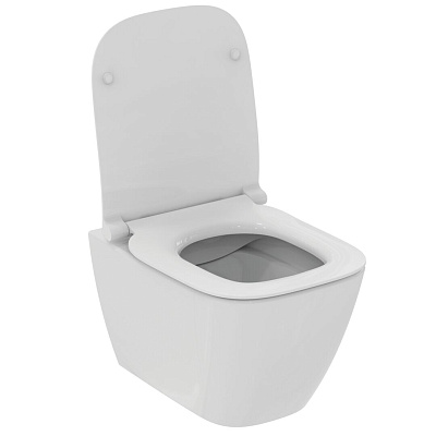T459201+T532801 Унитаз подвесной Ideal Standard I.Life S  48 см (короткая проекция) с технологией RimLS+ с тонким сиденьем