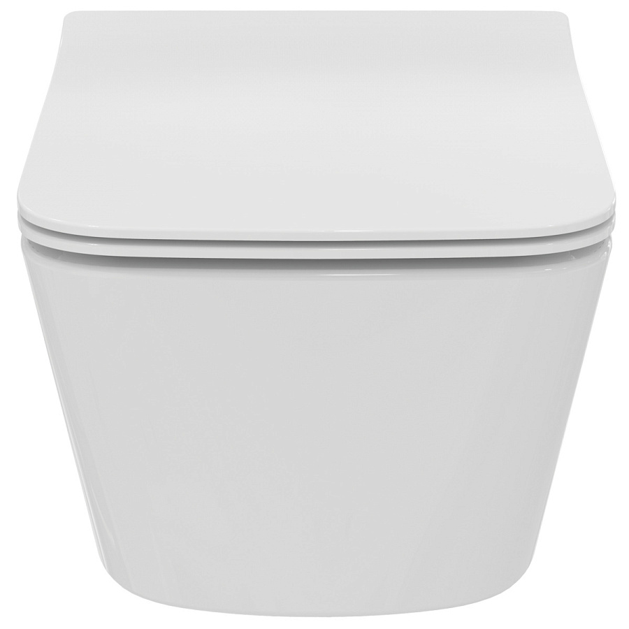 Унитаз подвесной Ideal Standard Blend Cube Aquablade с сиденьем T368601+T521101