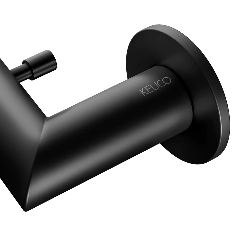 Полотенцедержатель Keuco Reva 12801370600 черный матовый