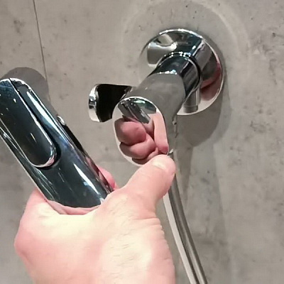 Гигиенический душ Hansgrohe Bidette S, EcoSmart, держатель и шланг 125 см, хром, 29232000